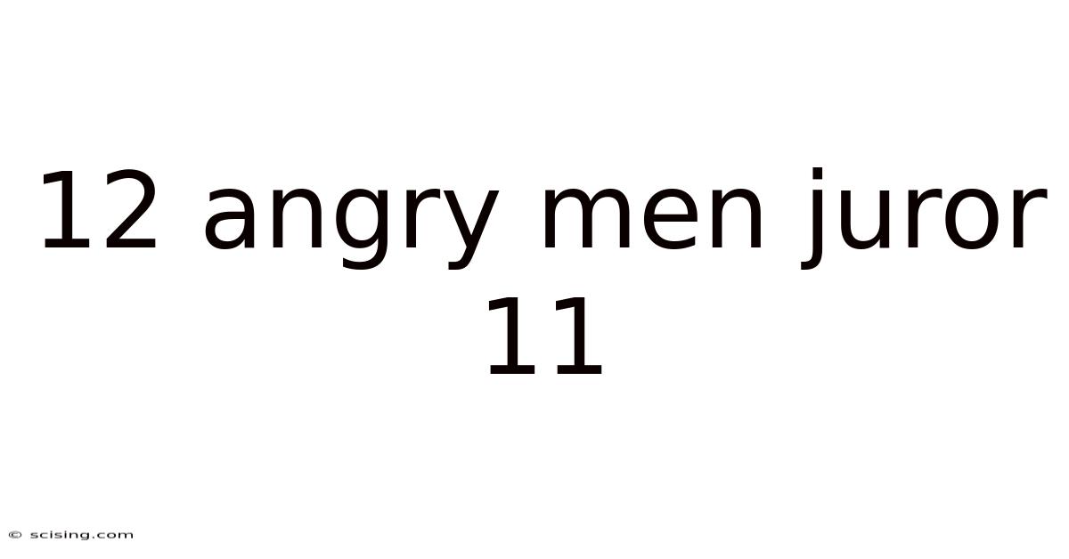 12 Angry Men Juror 11