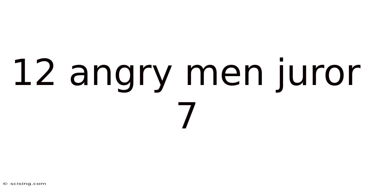 12 Angry Men Juror 7