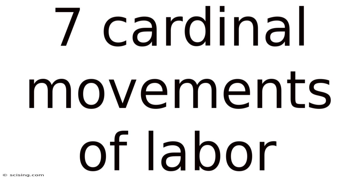 7 Cardinal Movements Of Labor
