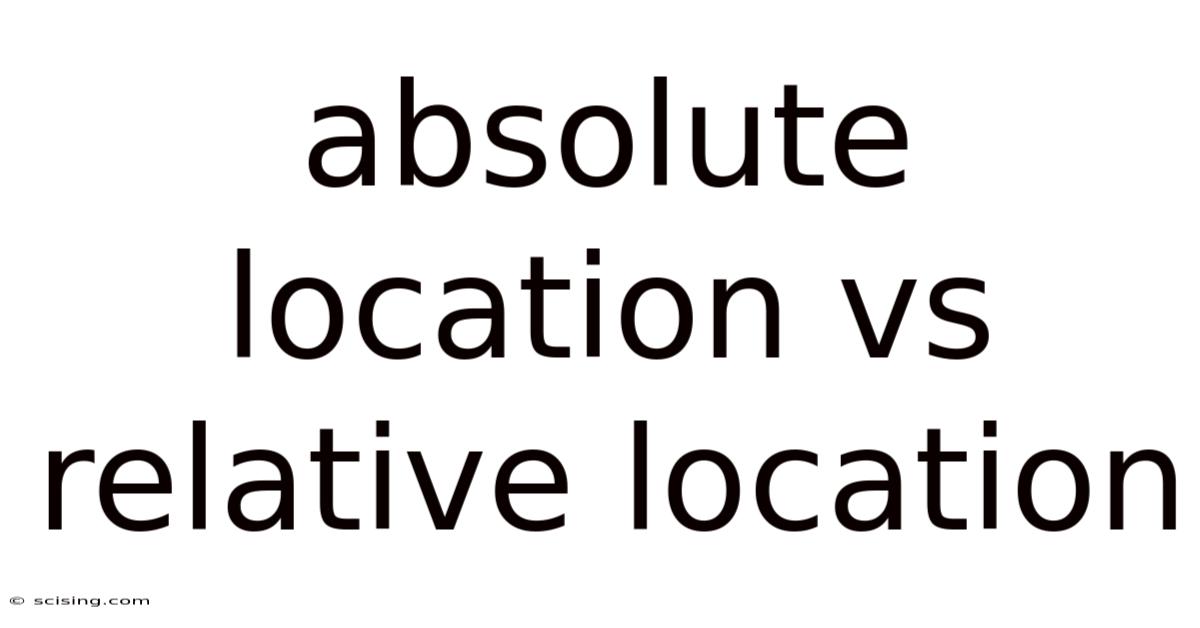 Absolute Location Vs Relative Location
