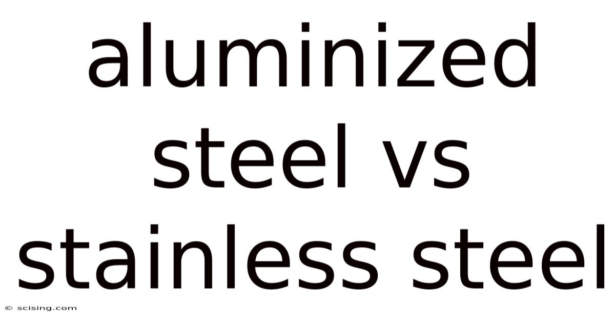Aluminized Steel Vs Stainless Steel