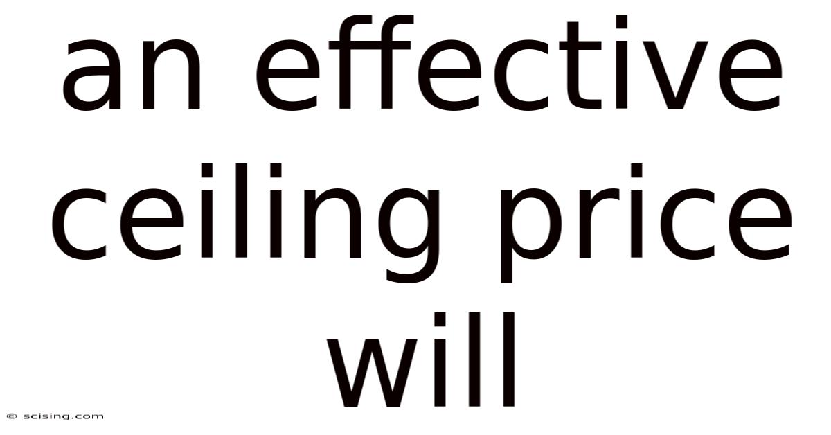 An Effective Ceiling Price Will