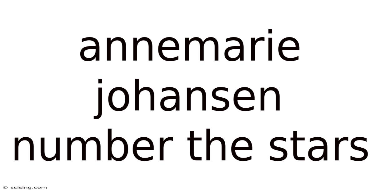 Annemarie Johansen Number The Stars