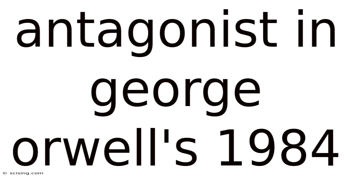 Antagonist In George Orwell's 1984