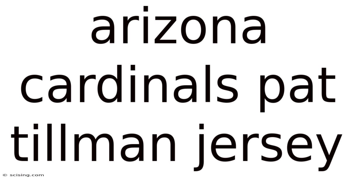 Arizona Cardinals Pat Tillman Jersey