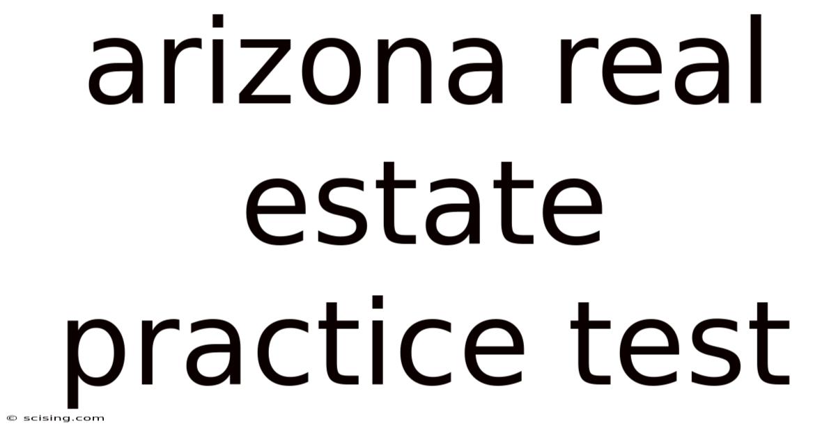 Arizona Real Estate Practice Test