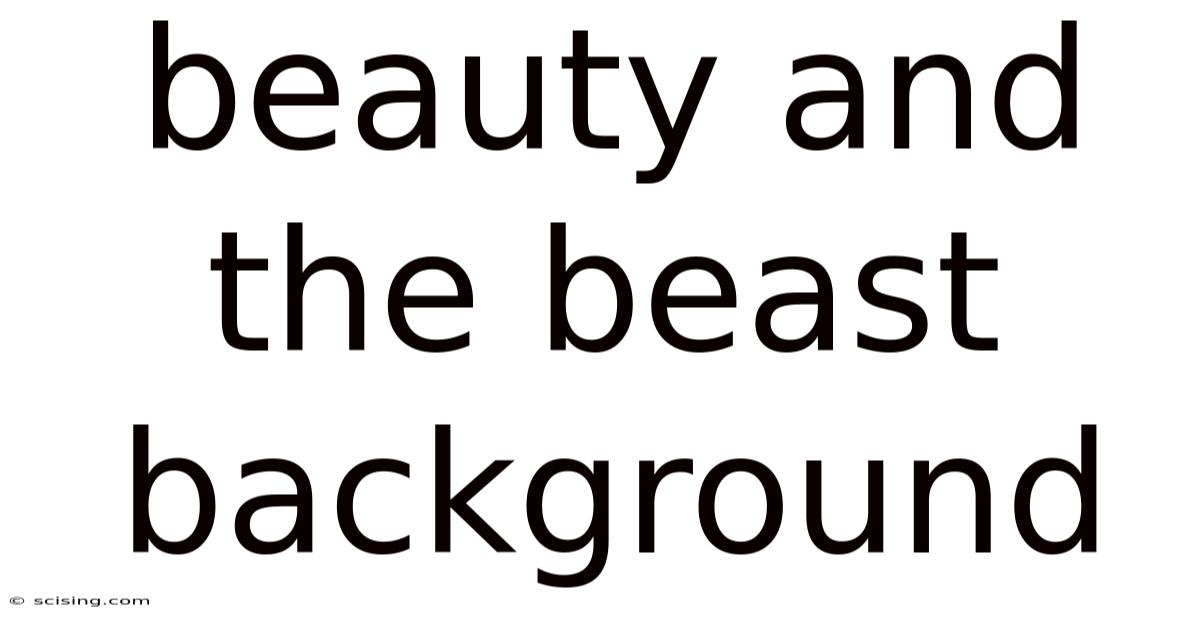 Beauty And The Beast Background