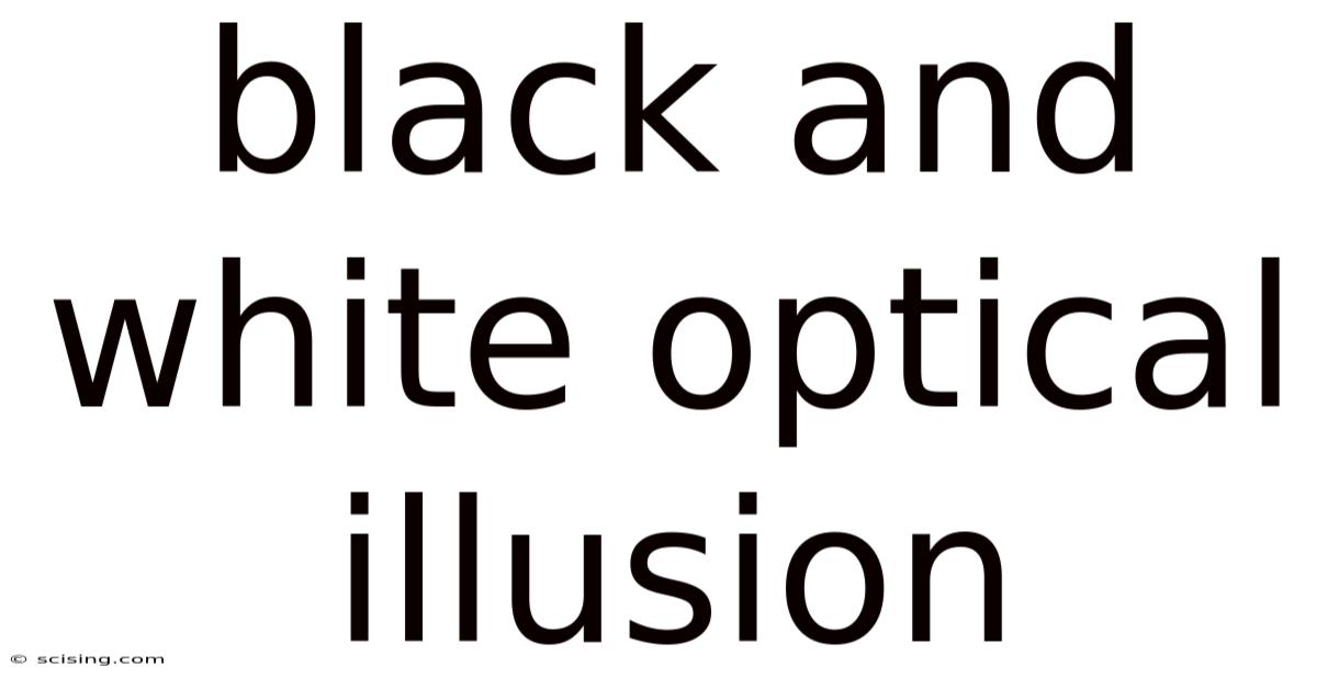 Black And White Optical Illusion