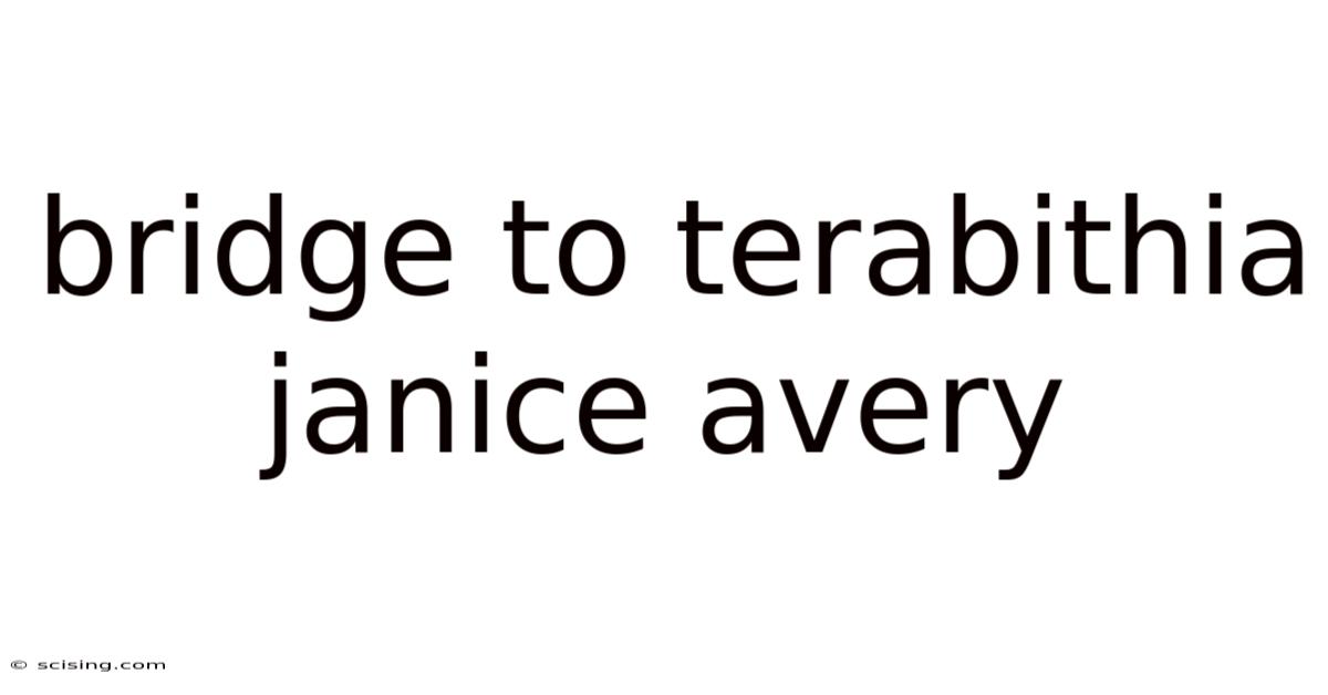 Bridge To Terabithia Janice Avery