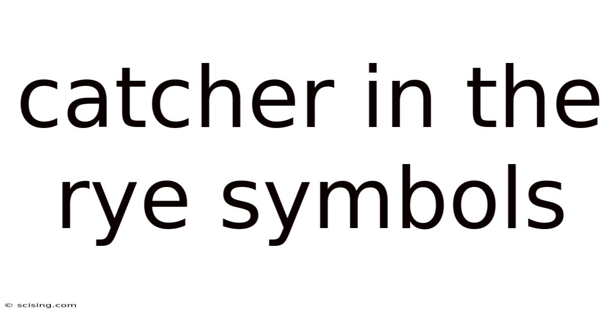 Catcher In The Rye Symbols
