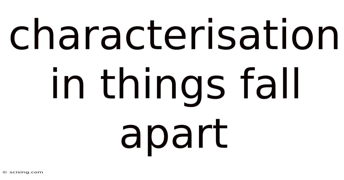 Characterisation In Things Fall Apart