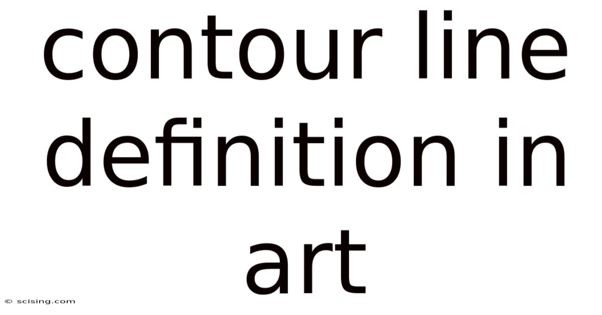 Contour Line Definition In Art