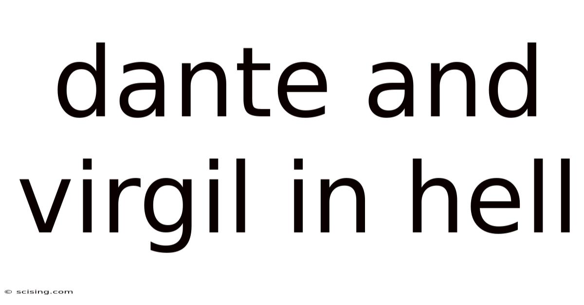 Dante And Virgil In Hell