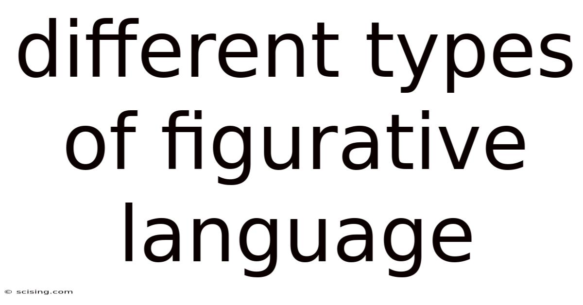Different Types Of Figurative Language