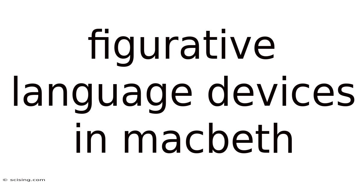 Figurative Language Devices In Macbeth