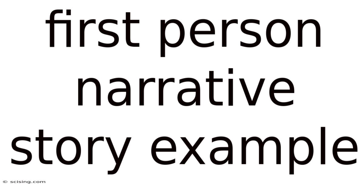 First Person Narrative Story Example