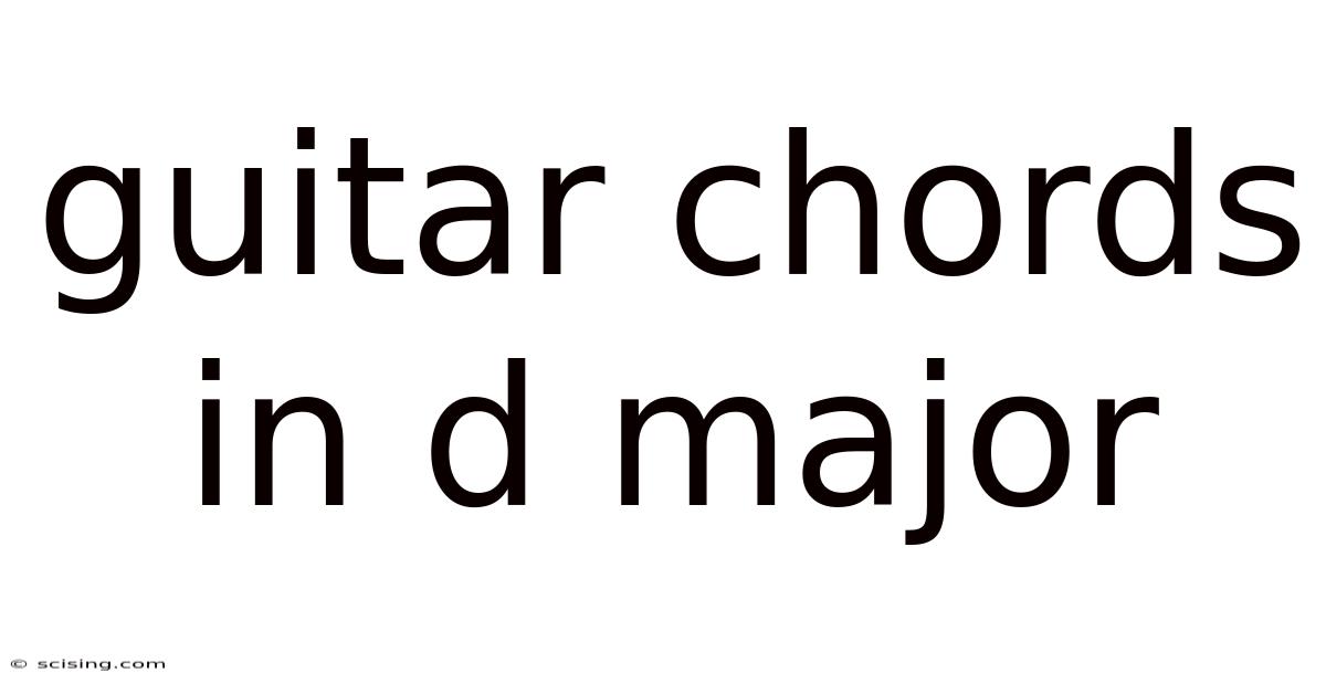 Guitar Chords In D Major