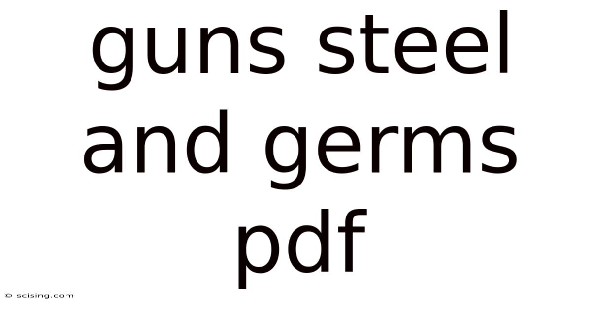 Guns Steel And Germs Pdf