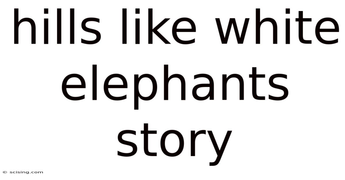 Hills Like White Elephants Story