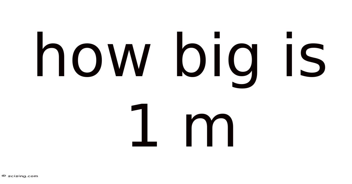How Big Is 1 M