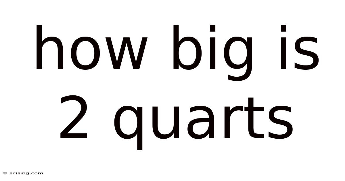 How Big Is 2 Quarts