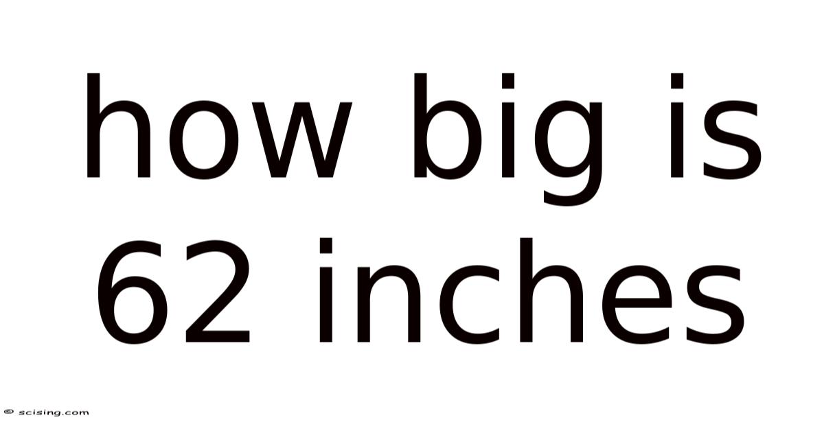 How Big Is 62 Inches
