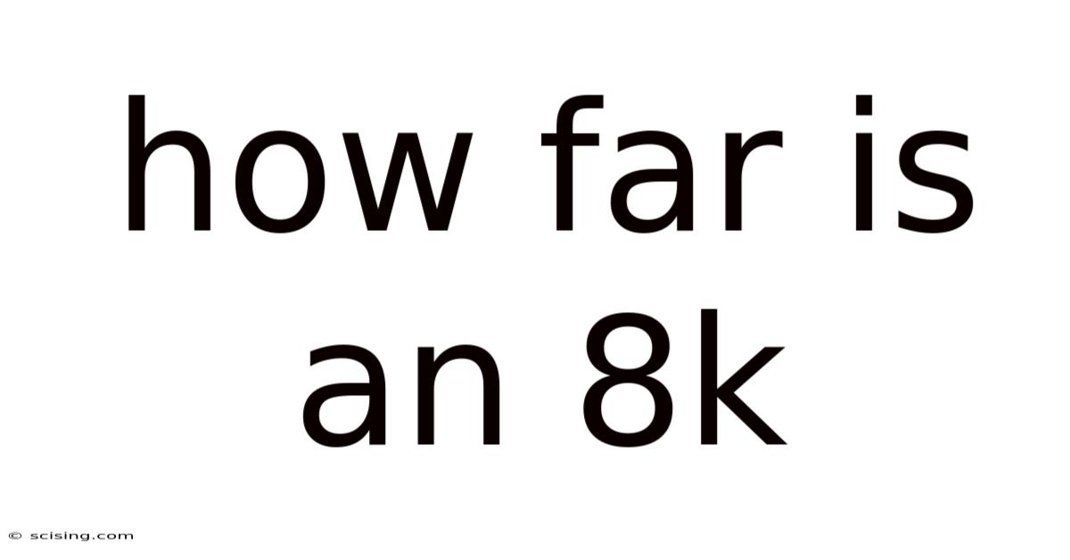 How Far Is An 8k