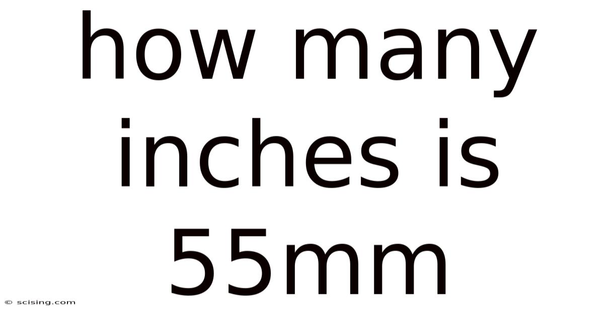 How Many Inches Is 55mm