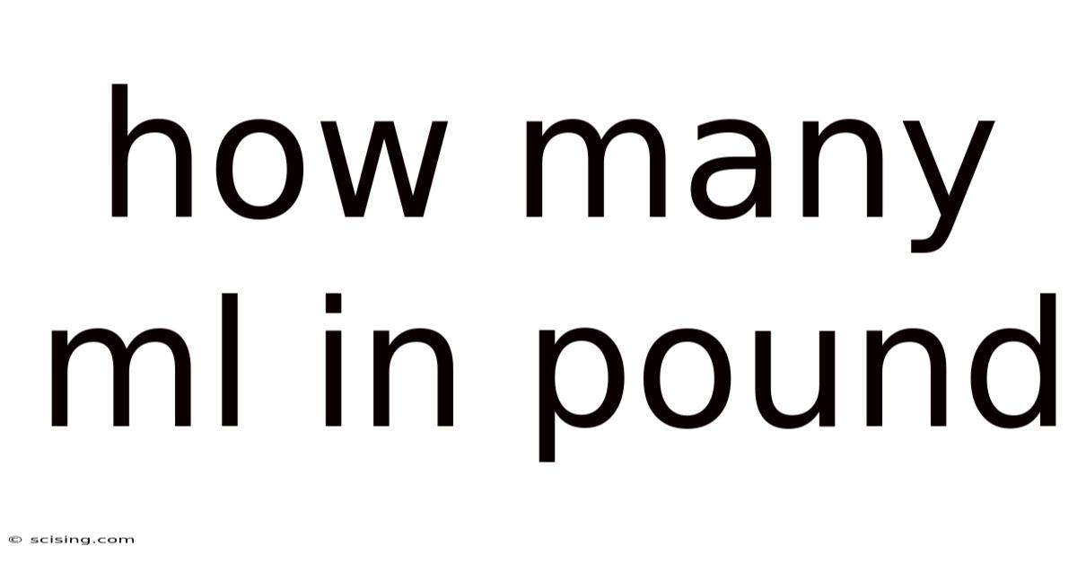 How Many Ml In Pound