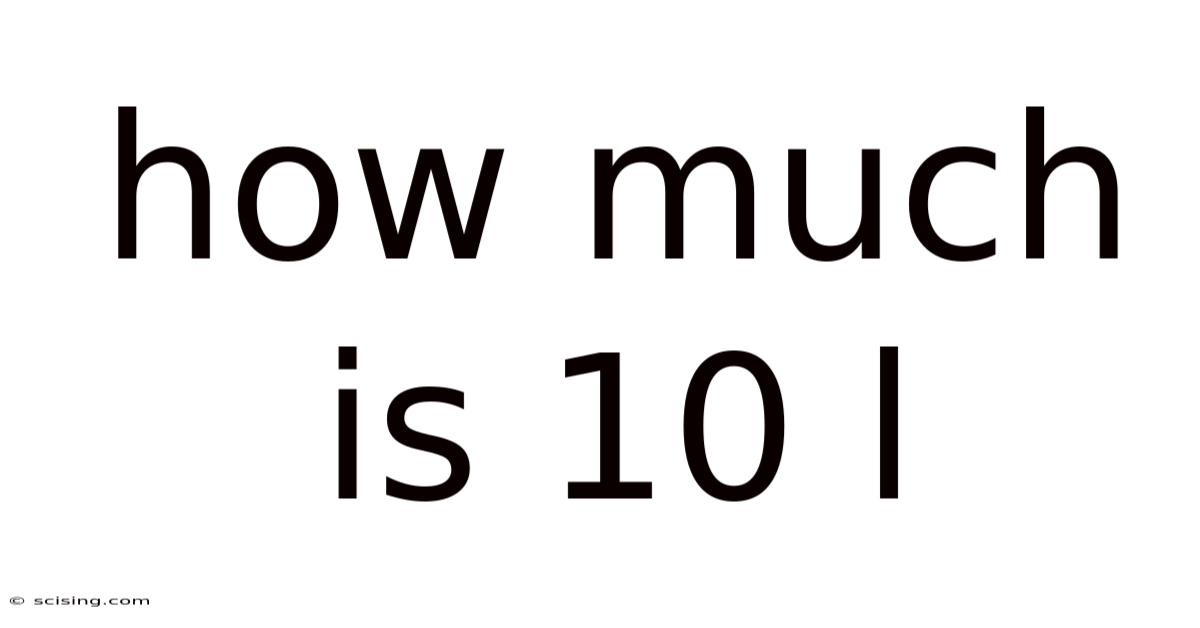How Much Is 10 L
