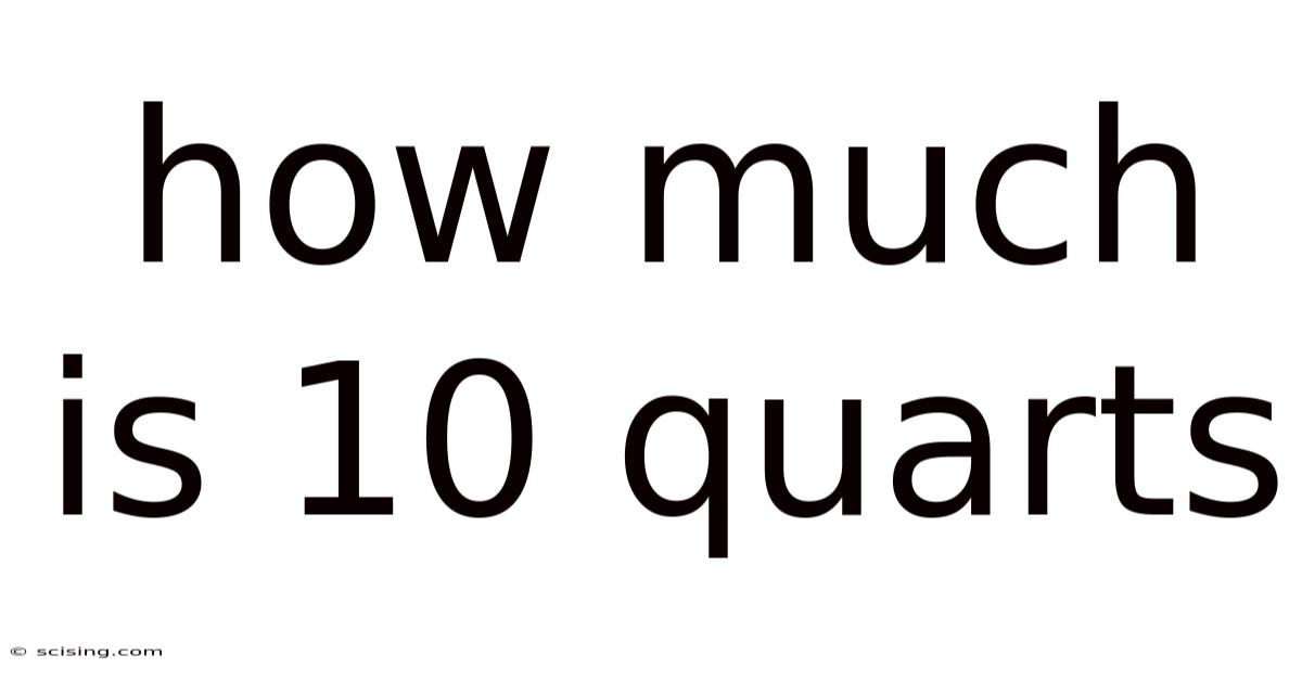 How Much Is 10 Quarts