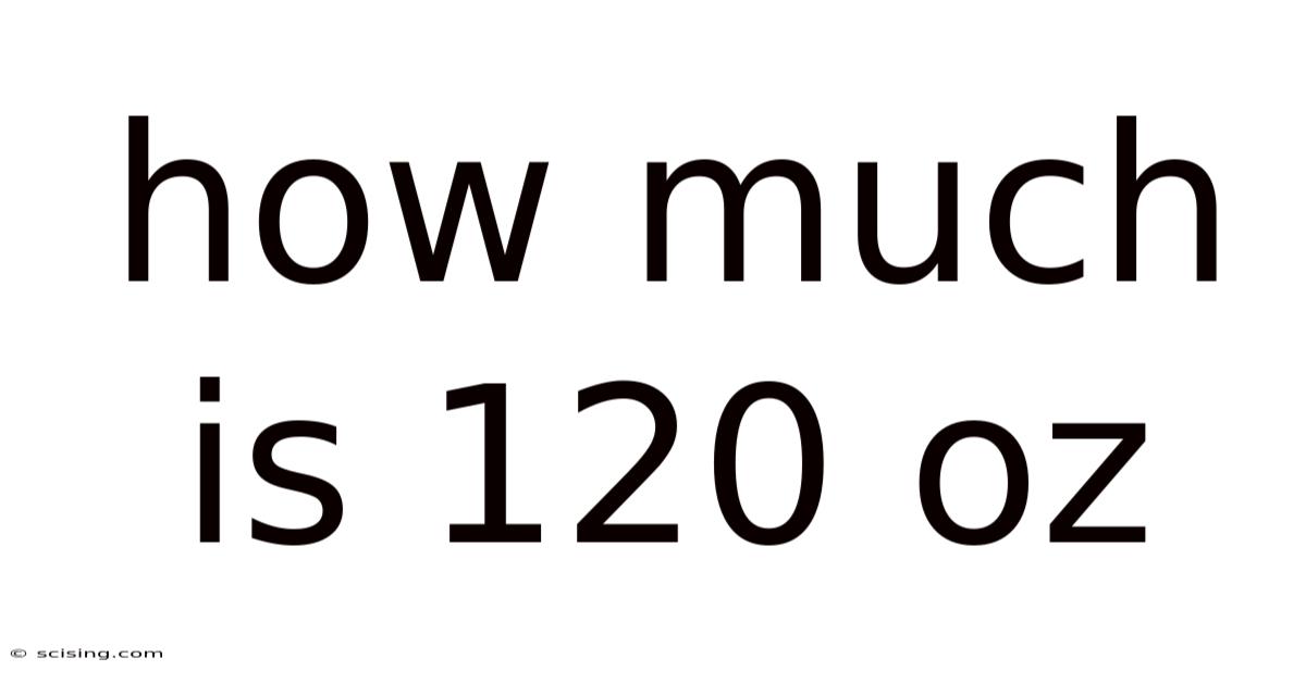 How Much Is 120 Oz