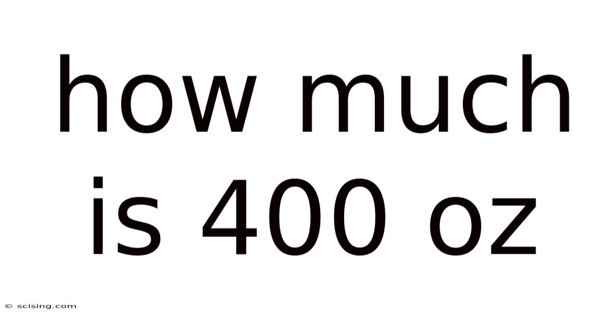 How Much Is 400 Oz