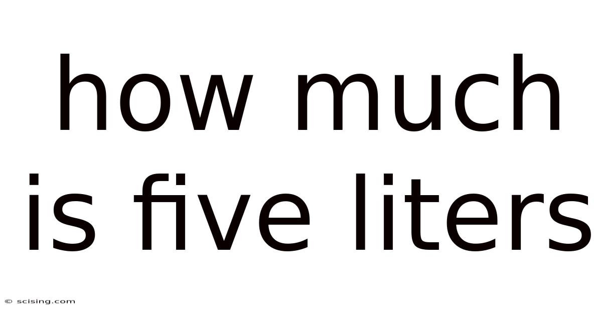 How Much Is Five Liters