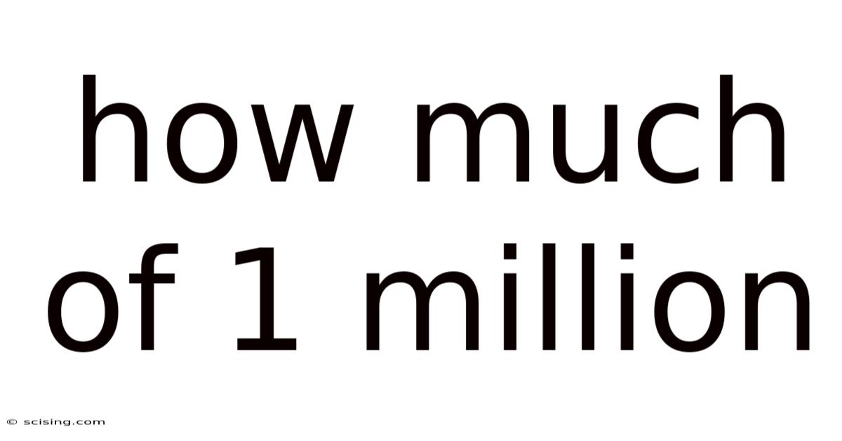 How Much Of 1 Million