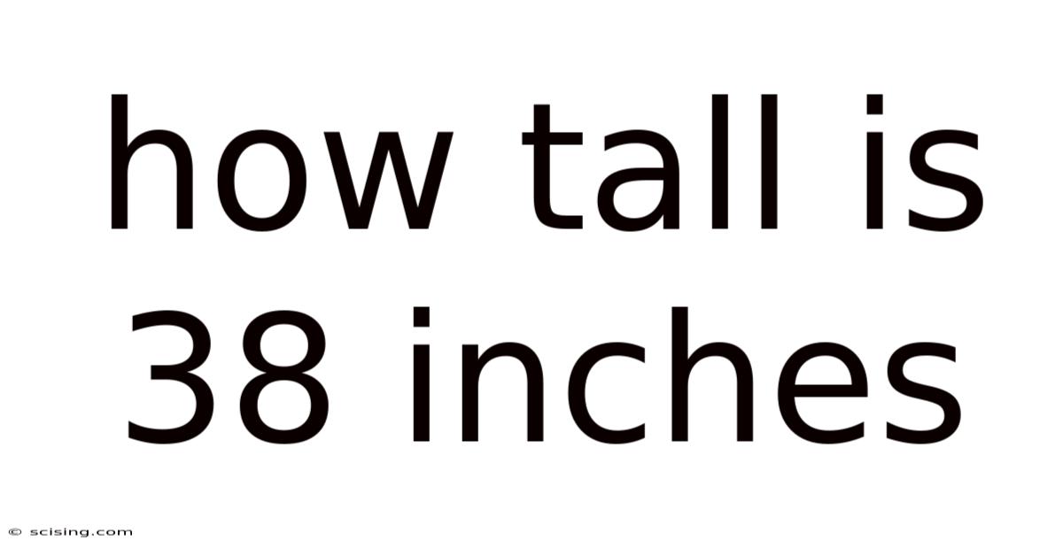 How Tall Is 38 Inches