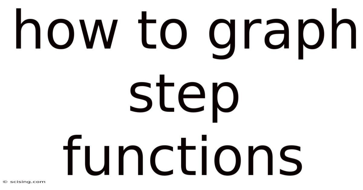 How To Graph Step Functions