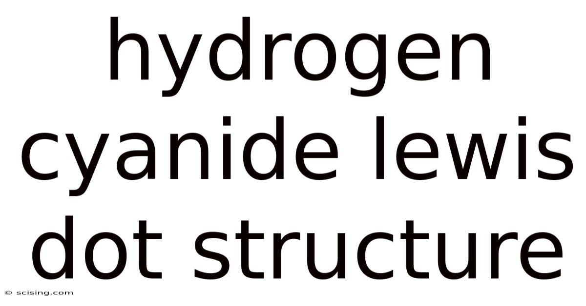 Hydrogen Cyanide Lewis Dot Structure