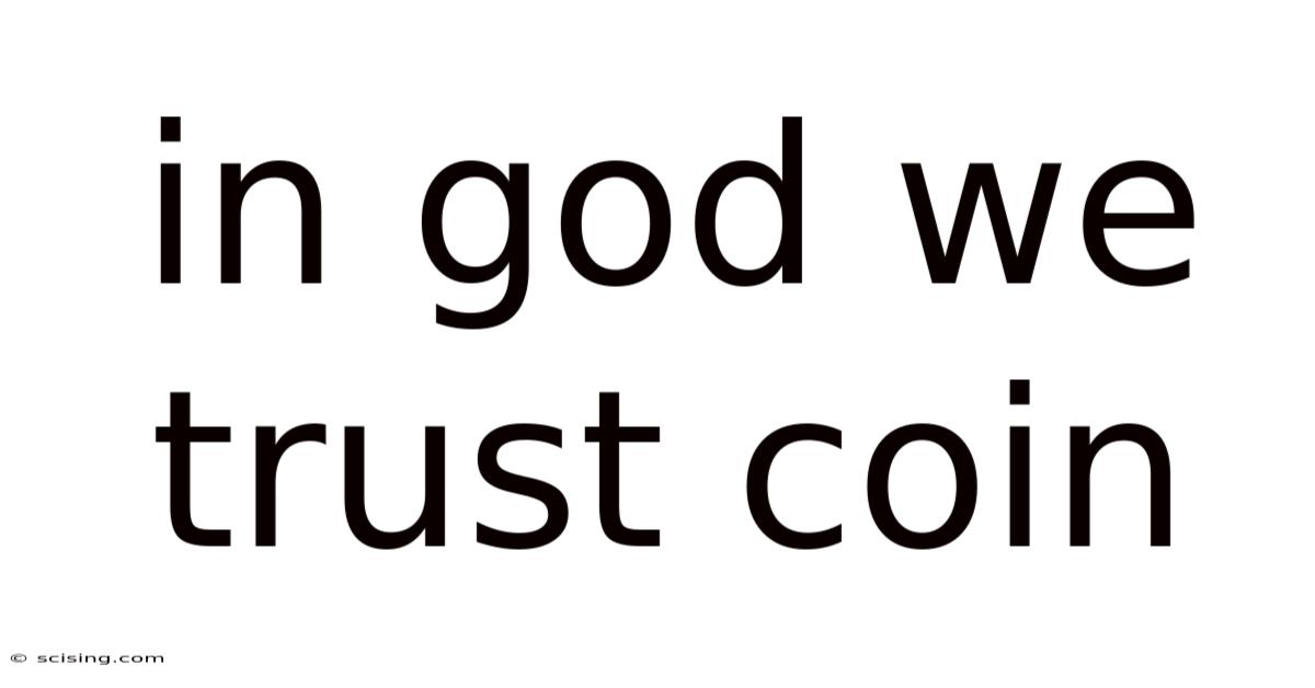 In God We Trust Coin