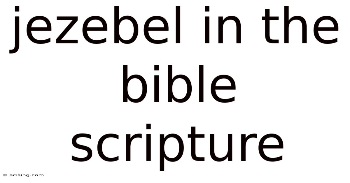 Jezebel In The Bible Scripture