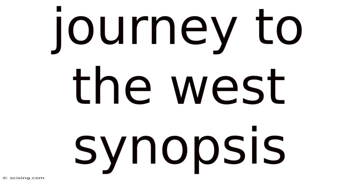 Journey To The West Synopsis