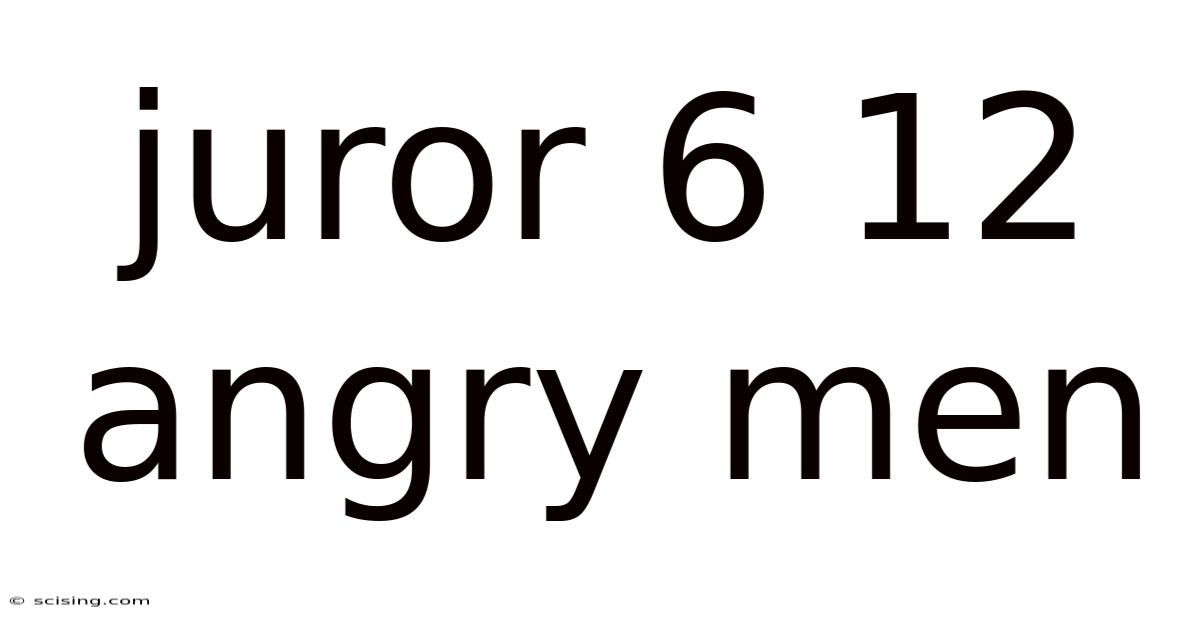 Juror 6 12 Angry Men