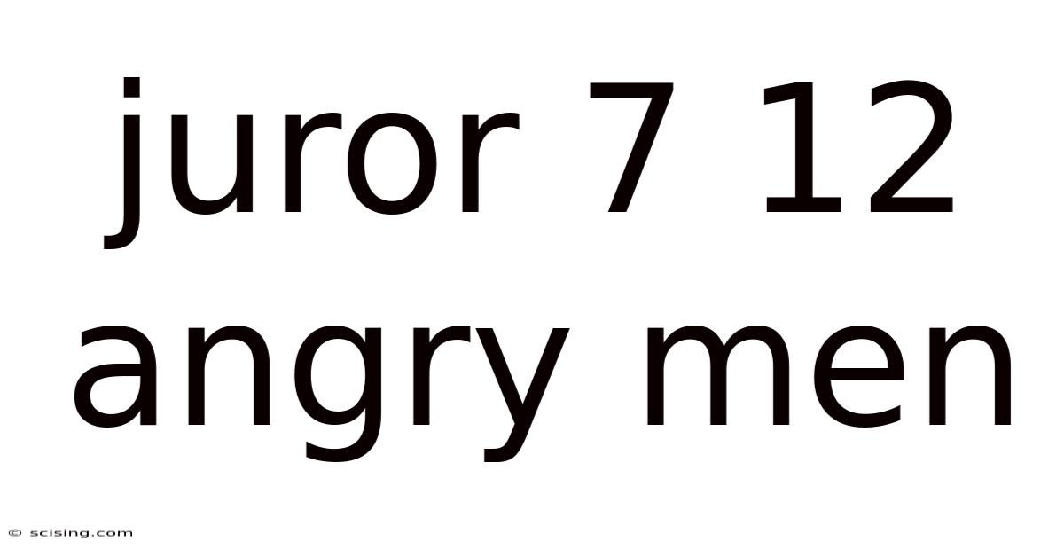 Juror 7 12 Angry Men