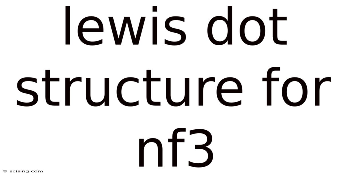 Lewis Dot Structure For Nf3