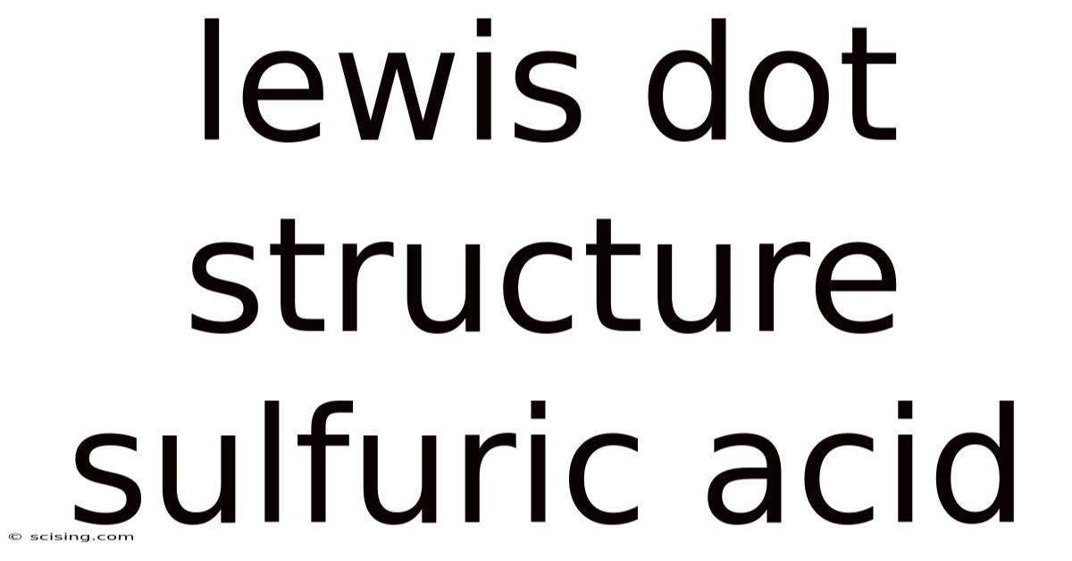 Lewis Dot Structure Sulfuric Acid