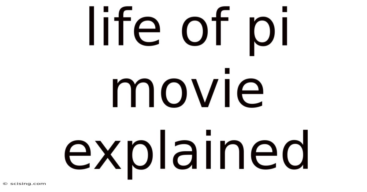 Life Of Pi Movie Explained