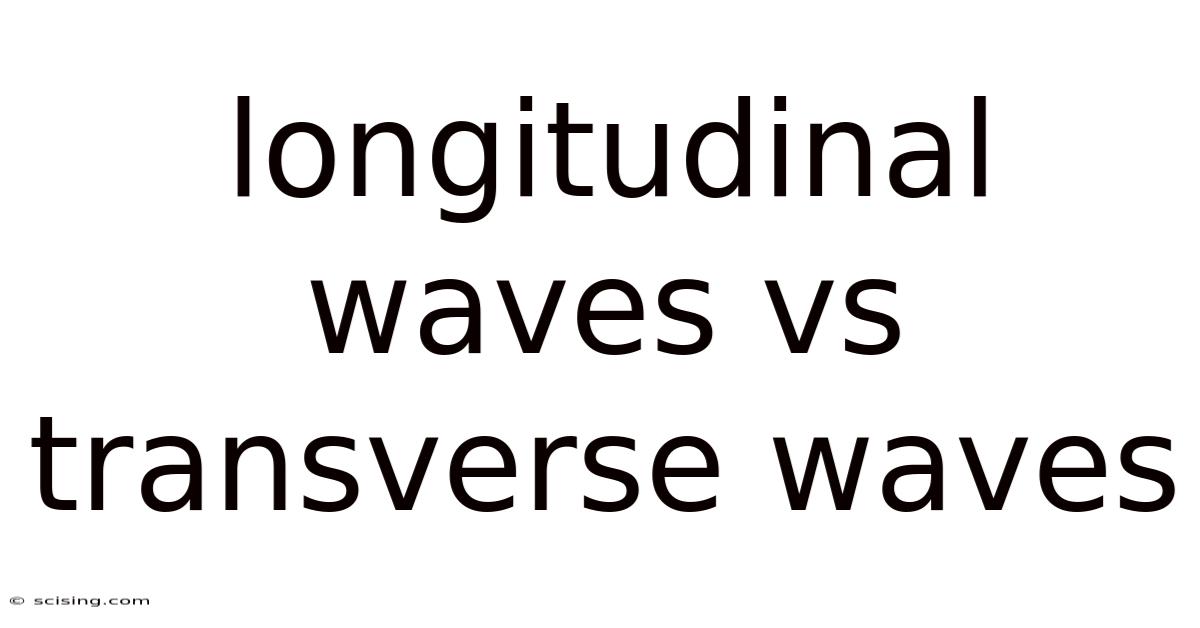 Longitudinal Waves Vs Transverse Waves
