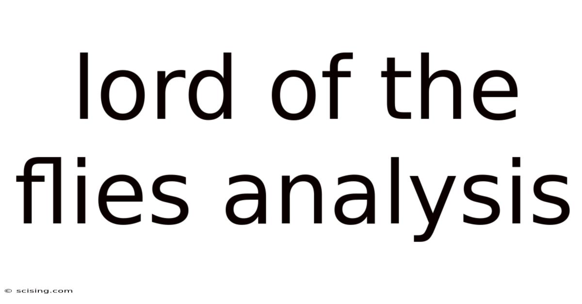 Lord Of The Flies Analysis