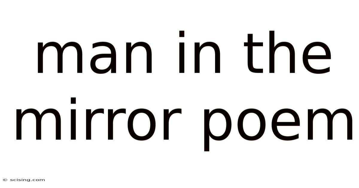 Man In The Mirror Poem