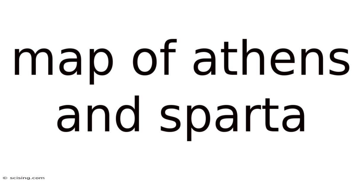 Map Of Athens And Sparta